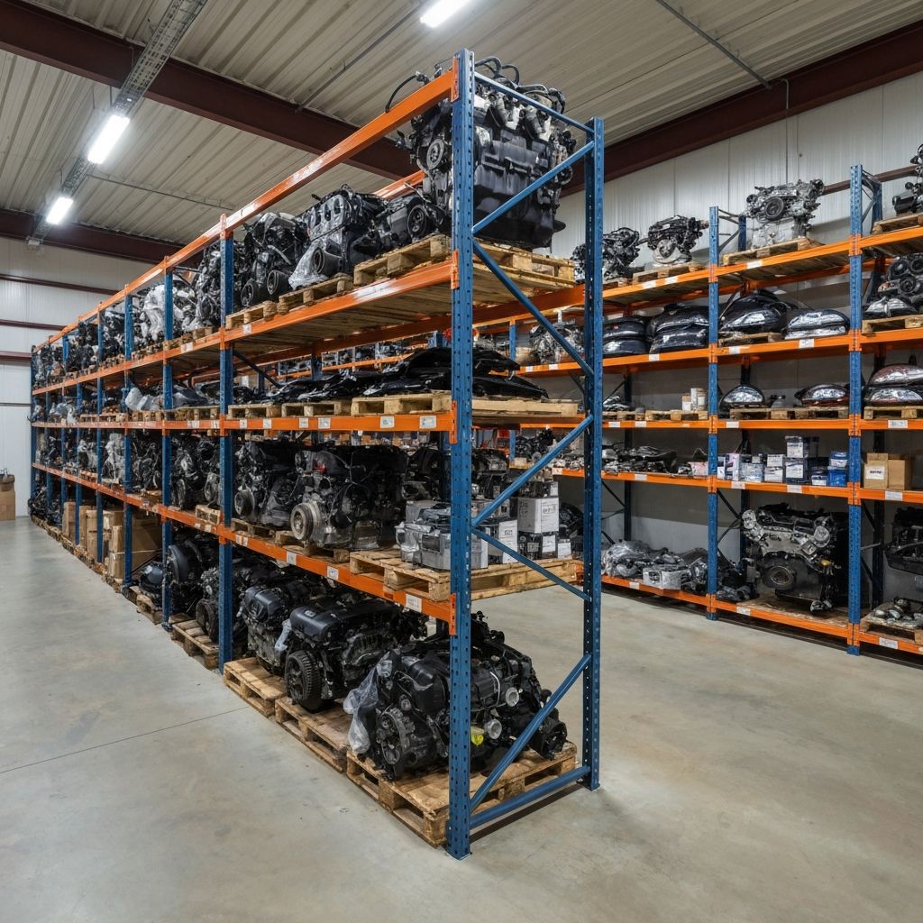 Stock de pieces detachees automobiles